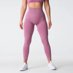 Pastel Pink Scrunch Seamless Leggings -NVGTN Store DSC00044