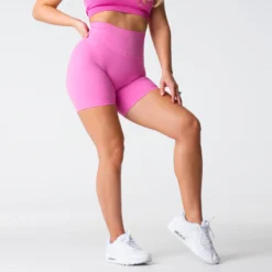 Bubble Gum Pink Signature 2.0 Shorts -NVGTN Store DSC00097