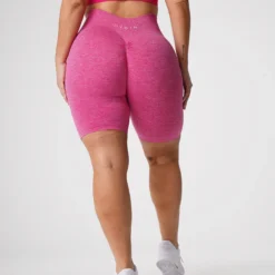 Fuchsia Scrunch Seamless Shorts