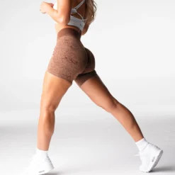 Gingerbread Digital Seamless Shorts -NVGTN Store DSC00128