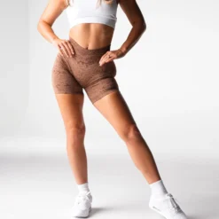 Gingerbread Digital Seamless Shorts -NVGTN Store DSC00129