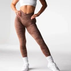 Gingerbread Digital Seamless Leggings -NVGTN Store DSC00133