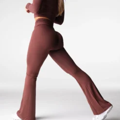 Teddy Bear Daydream Foldover Flare Pants