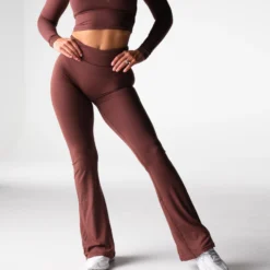 Teddy Bear Daydream Foldover Flare Pants -NVGTN Store DSC00154 1