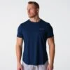 Navy Pulse Fitted Tee -NVGTN Store DSC00159 1