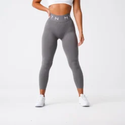 Charcoal Sport Seamless Leggings -NVGTN Store DSC00335