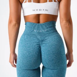 Teal Scrunch Seamless Leggings -NVGTN Store DSC00359 4cbae690 c441 441c a3b6 6977d15f9c0a