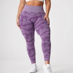 Violet Camo Seamless Leggings