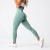 Sage Green Scrunch Seamless Leggings 2 Sage Green Scrunch Seamless Leggings -NVGTN Store DSC00361