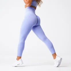 Periwinkle Scrunch Seamless Leggings -NVGTN Store DSC00382