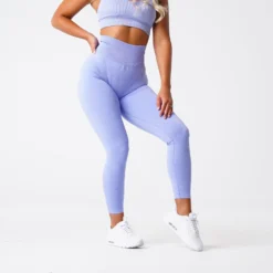 Periwinkle Scrunch Seamless Leggings -NVGTN Store DSC00384
