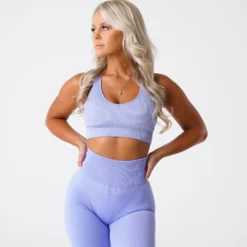 Periwinkle Galaxy Ribbed Seamless Bra -NVGTN Store DSC00386