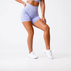 Periwinkle Camo Seamless Shorts -NVGTN Store DSC00392