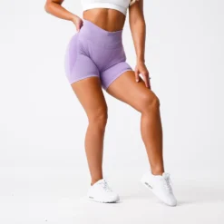 Lilac Contour Seamless Shorts -NVGTN Store DSC00443
