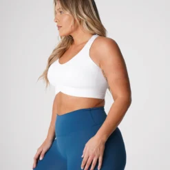 White Cinched Seamless Bra 9 White Cinched Seamless Bra -NVGTN Store DSC00462