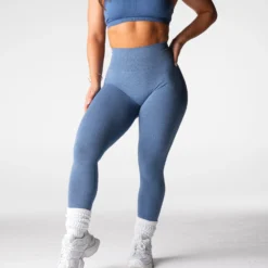 Slate Blue Lift Seamless Leggings -NVGTN Store DSC00663