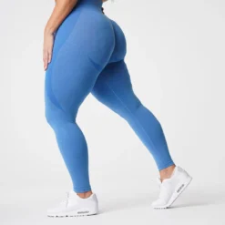 Ocean Blue Contour Seamless Leggings -NVGTN Store DSC00682