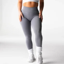 Grey Discover Seamless Leggings 9 Grey Discover Seamless Leggings -NVGTN Store DSC00716