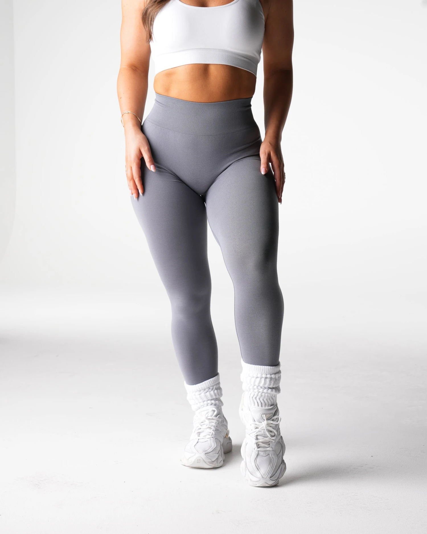 Grey Discover Seamless Leggings 6 Grey Discover Seamless Leggings - Image 4