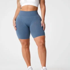 Slate Blue Pro Seamless Shorts