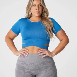 Cobalt Crossbody Tee -NVGTN Store DSC00795