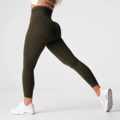 Olive Contour 2.0 Seamless Leggings