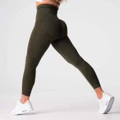 Olive Contour 2.0 Seamless Leggings -NVGTN Store DSC00799