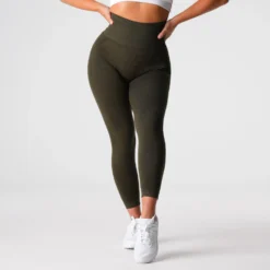 Olive Contour 2.0 Seamless Leggings -NVGTN Store DSC00802