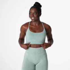 Sage Green Invincible Seamless Bra