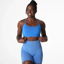 Ocean Blue Invincible Seamless Bra -NVGTN Store DSC00924