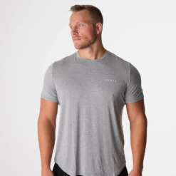 Grey Tech Fitted Tee
