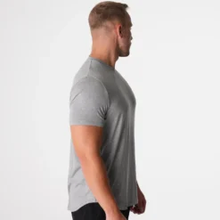 Grey Tech Fitted Tee -NVGTN Store DSC00942