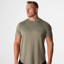 Sage Green Tech Fitted Tee