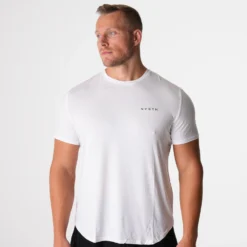 White Tech Fitted Tee