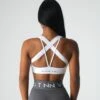 White Inspire Seamless Bra -NVGTN Store DSC00983