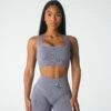 Grey Eclipse Seamless Bra