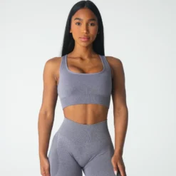 Grey Eclipse Seamless Bra
