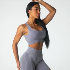 Grey Eclipse Seamless Bra -NVGTN Store DSC00990