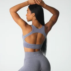 Grey Eclipse Seamless Bra -NVGTN Store DSC00991