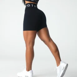 Black Sport Seamless Shorts -NVGTN Store DSC01043