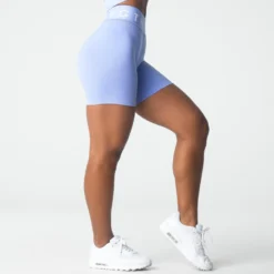 Periwinkle Sport Seamless Shorts -NVGTN Store DSC01052