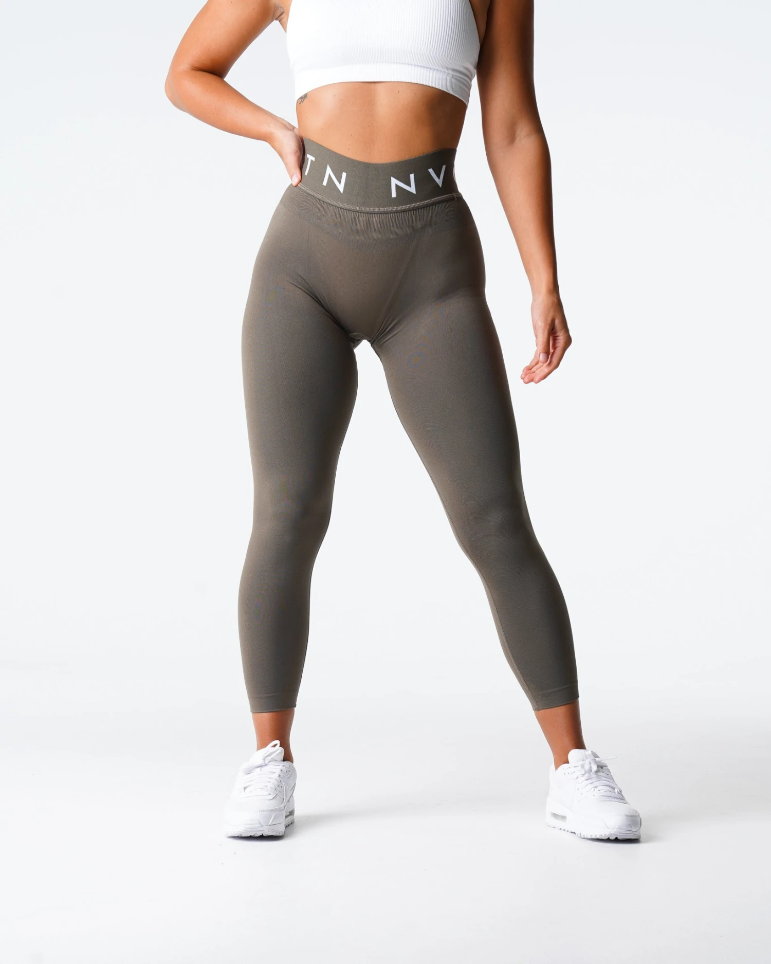 Olive Sport Seamless Leggings 5 Olive Sport Seamless Leggings - Image 3