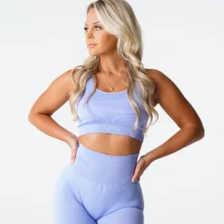 Periwinkle Desire Ribbed Seamless Bra -NVGTN Store DSC01198