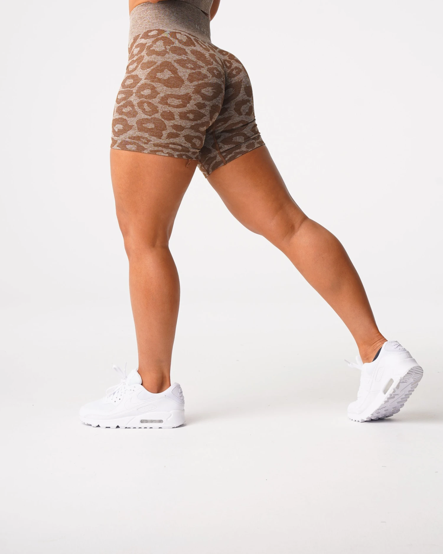 Mocha Leopard Seamless Shorts 3 Mocha Leopard Seamless Shorts