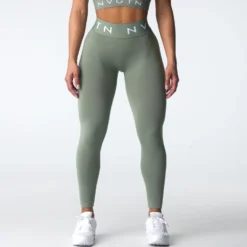 Sage Green Sport Seamless Leggings -NVGTN Store DSC01374 6597a753 ca2c 4001 b739 0805bbbe9ee9