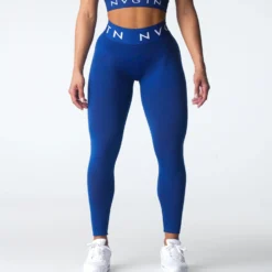 Navy Sport Seamless Leggings 8 Navy Sport Seamless Leggings -NVGTN Store DSC01398