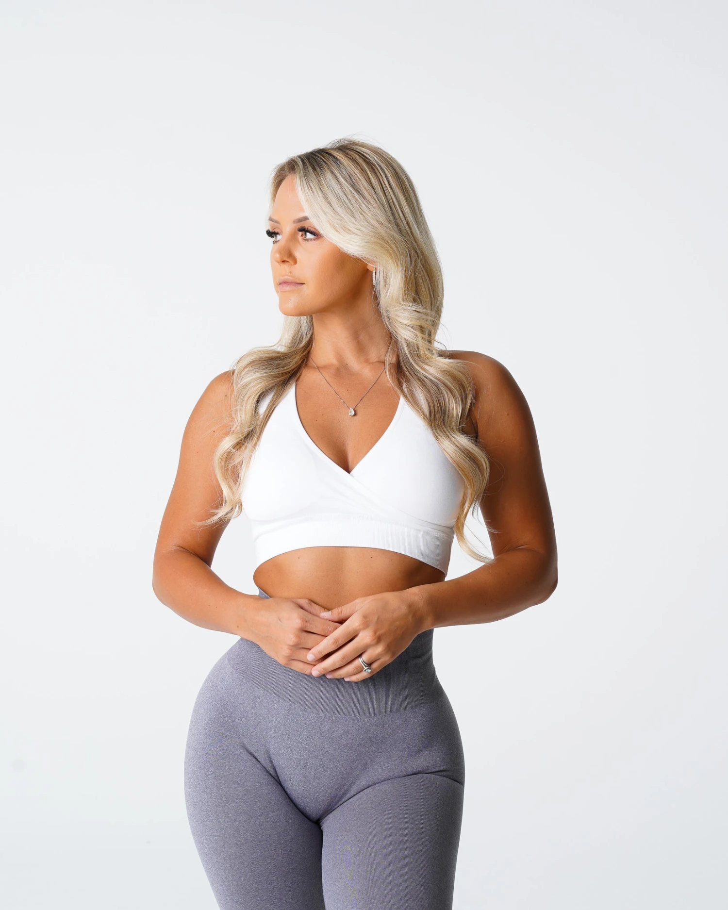 White Pursuit Seamless Bra 3 White Pursuit Seamless Bra