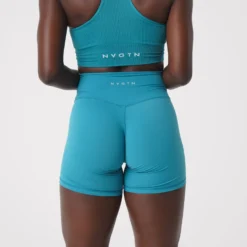 Teal Signature 2.0 Shorts -NVGTN Store DSC01782
