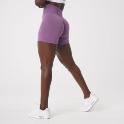 Orchid Solid Seamless Shorts