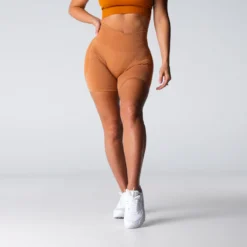 Terracotta Contour Seamless Shorts -NVGTN Store DSC01986